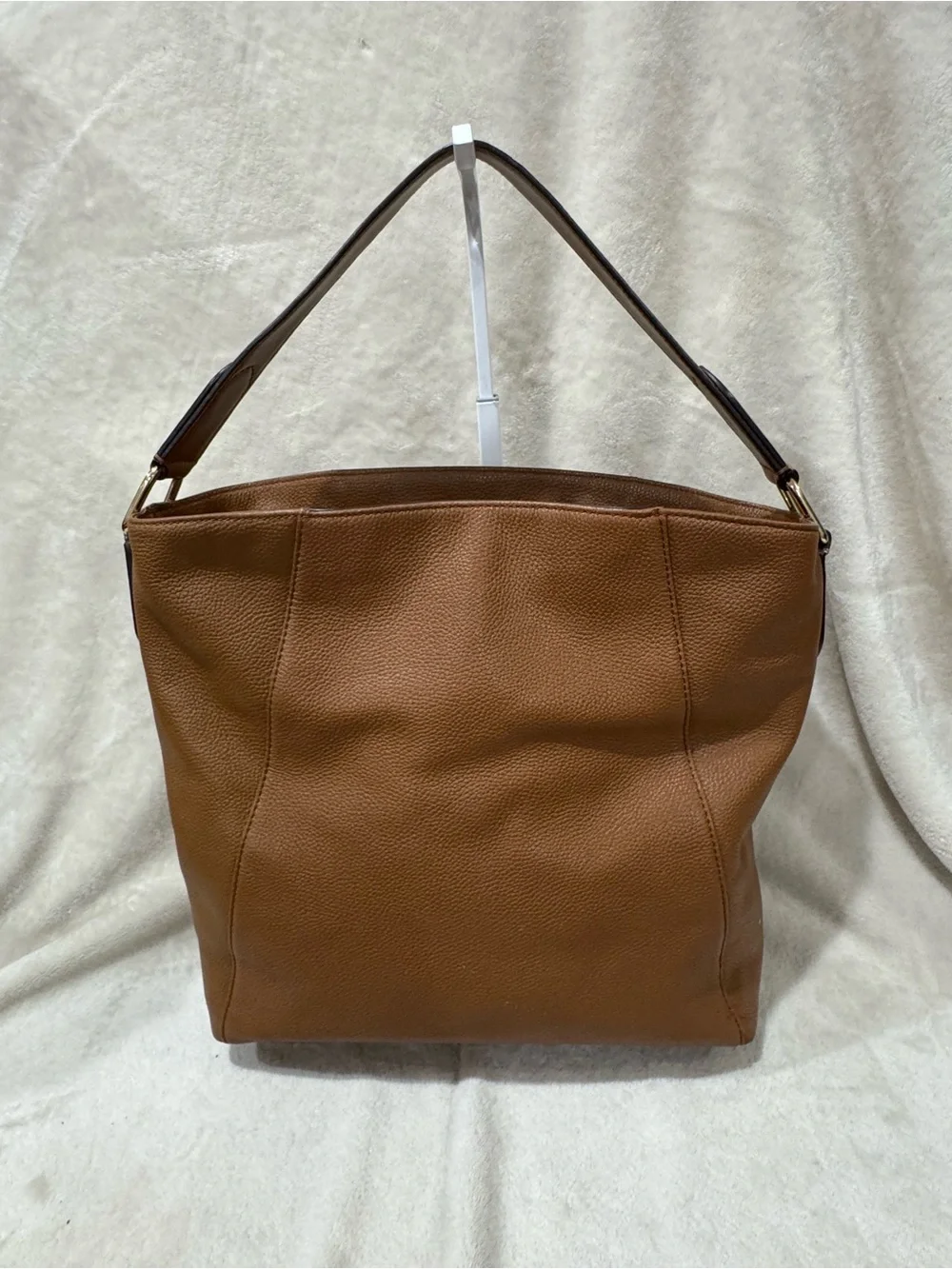 Michael Kors Evie Hobo Pebbled Leather Shoulder Bag